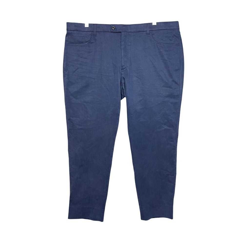 Joseph Abboud Pants Men 42x29.5 Blue Tencel Lyocell Blend Chino Business Casual